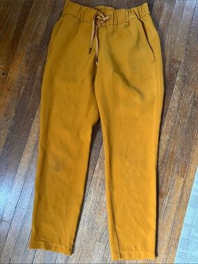 Women’s Mustard Drawstring Casual Pants